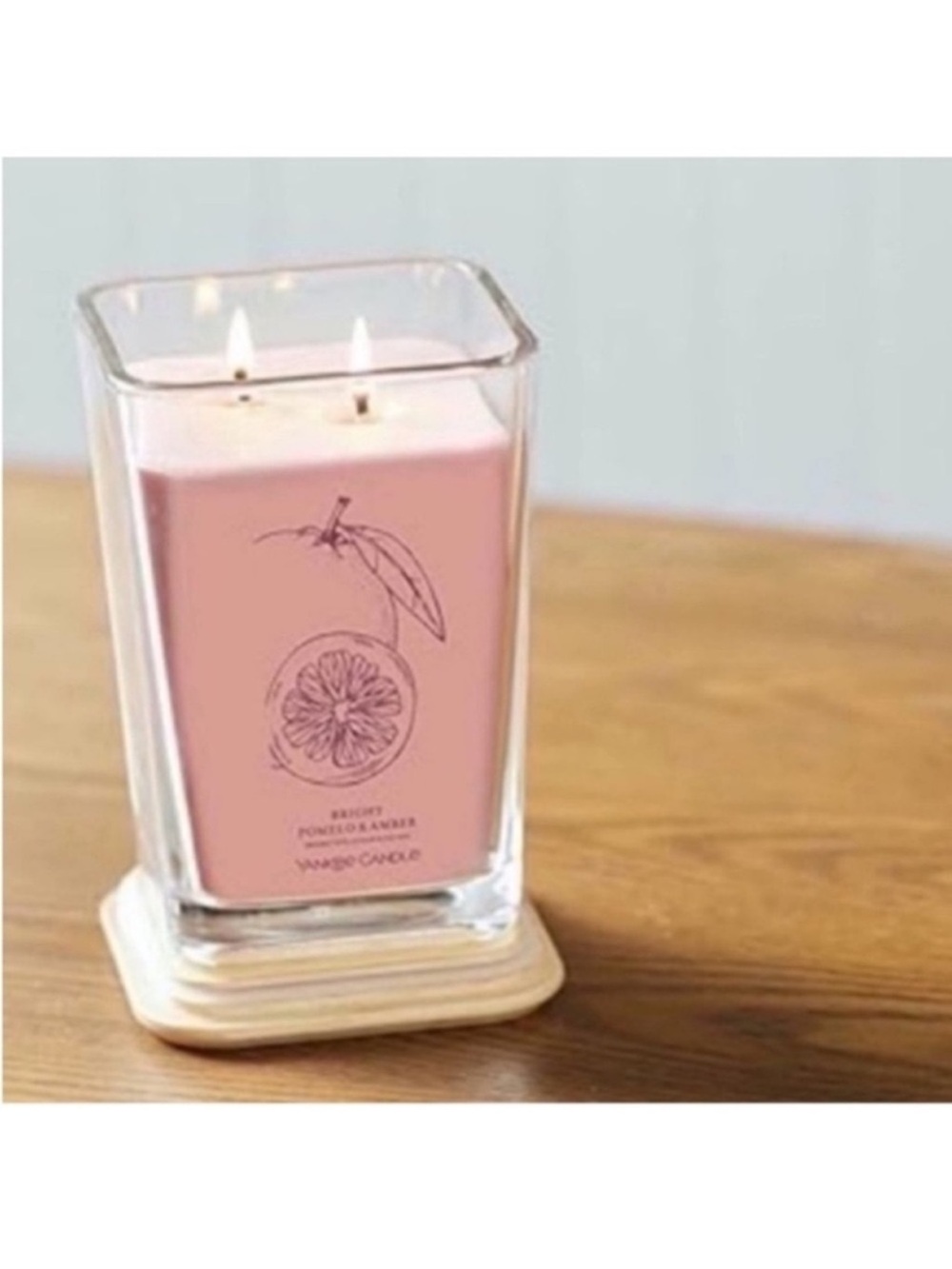 New Yankee Candle Well Living Bright Pomelo and Amber Candle
